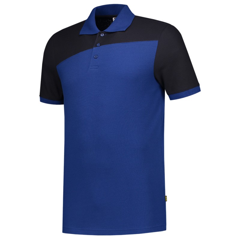 TRICORP 202006 Poloshirt Bicolor Naden royalblue-navy