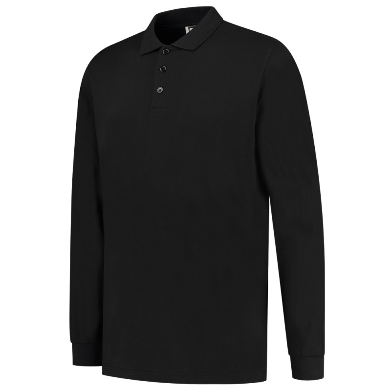 TRICORP 201019 Poloshirt Jersey Lange Mouw zwart