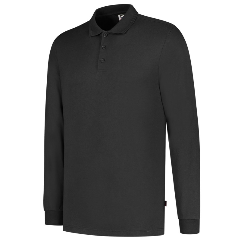 TRICORP 201019 Poloshirt Jersey Lange Mouw donkergrijs