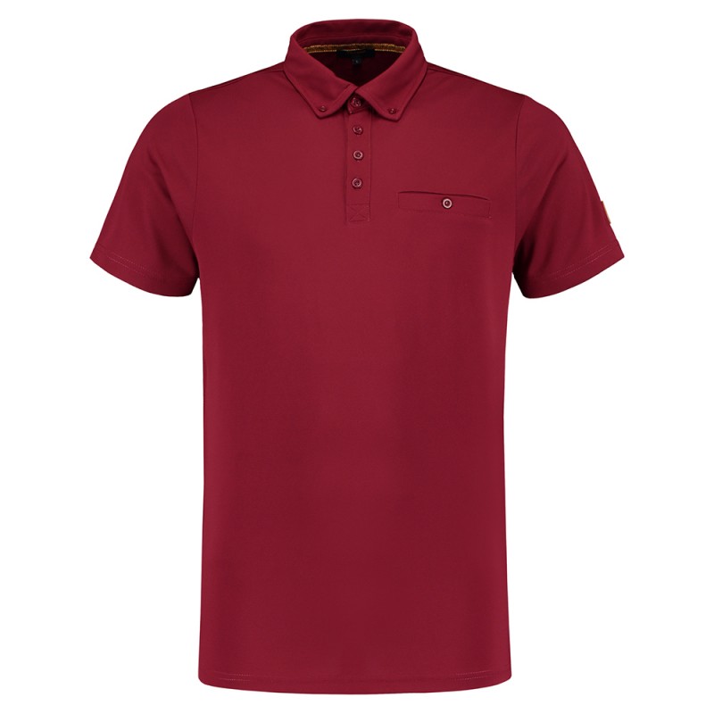 TRICORP 204001 Poloshirt Premium Button Down bordeaux