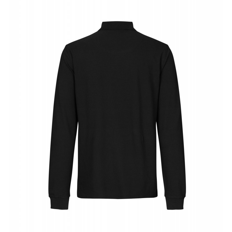 Long-sleeved polo shirt | stretch   