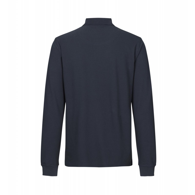 Long-sleeved polo shirt | stretch   