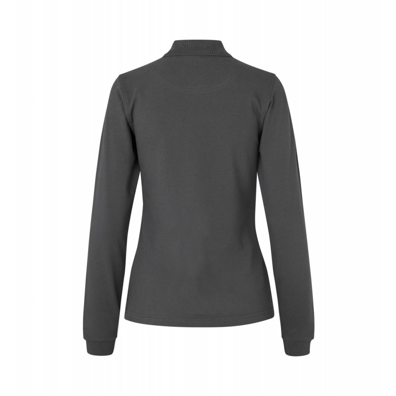 Long-sleeved polo shirt | stretch | women   