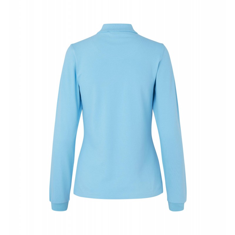 Long-sleeved polo shirt | stretch | women   