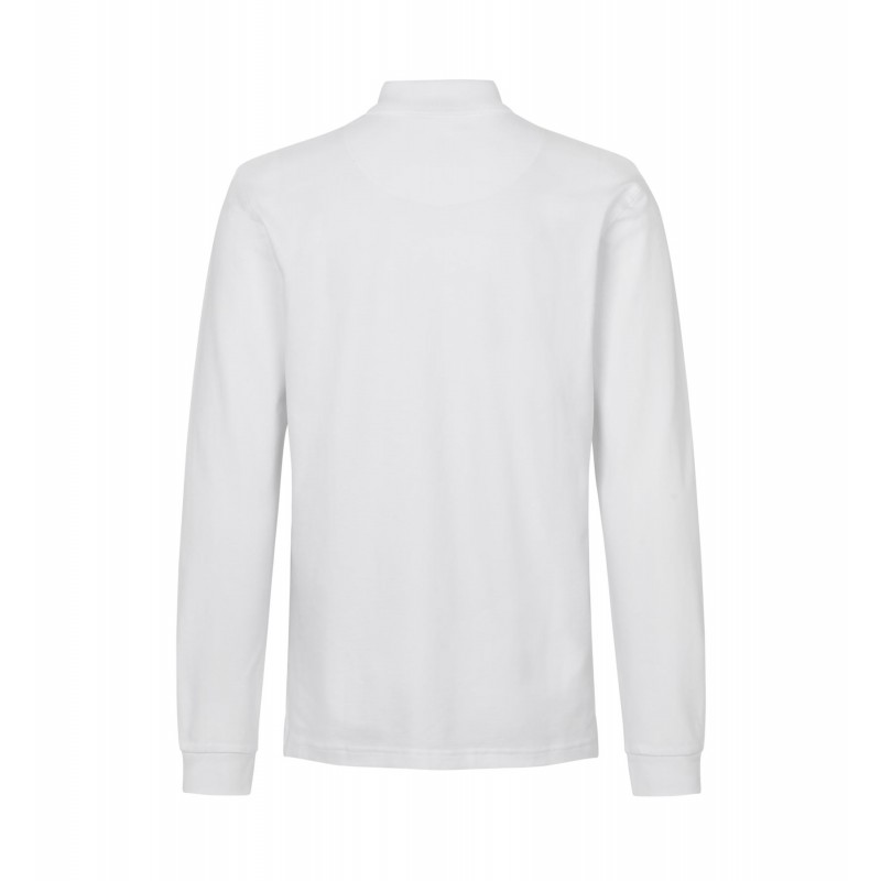 Long-sleeved polo shirt | stretch   